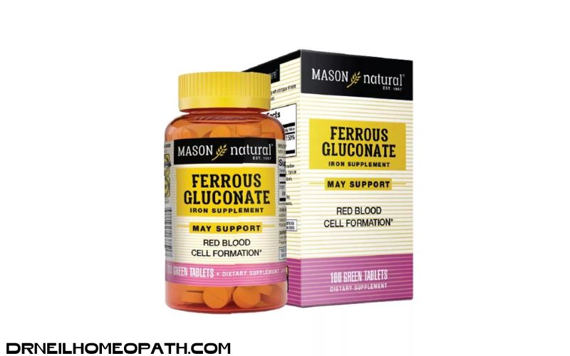 Viên Uống Bổ Sung Sắt Mason Natural Ferrouse Gluconate