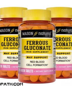 Viên Uống Bổ Sung Sắt Mason Natural Ferrouse Gluconate