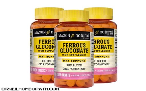 Viên Uống Bổ Sung Sắt Mason Natural Ferrouse Gluconate