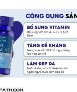 Viên Uống Zinc For Acne 100 viên