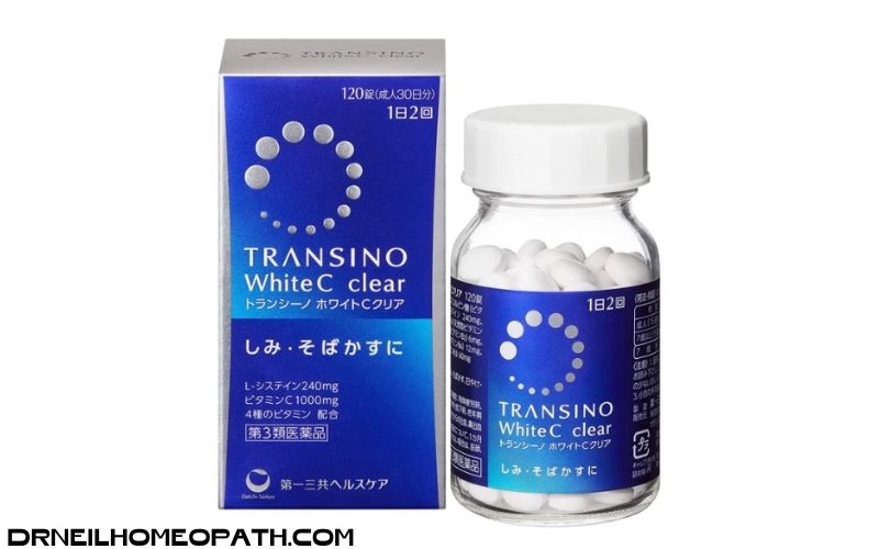 Viên uống Trắng Da TRANSINO WHITE C 120 viên